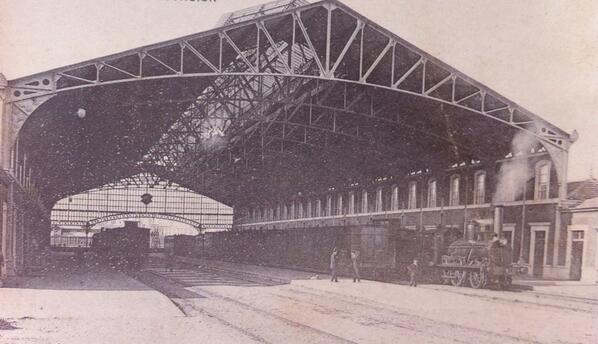 Antigua estación de #Cádiz  1908