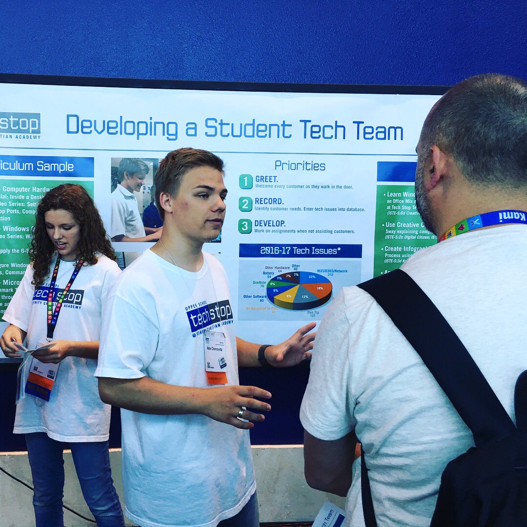 TCATrojans's tweet photo. The US Tech Stop team presented at the International Society for Technology in Education in San Antonio. Nice job, Trojans! #MoreAtTCA https://t.co/VBBu7JLg8b