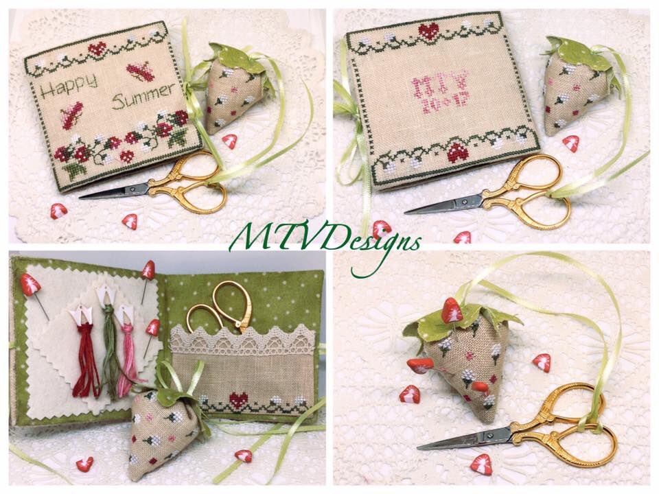 mtvdesigns's tweet photo. Happy Summer sewing set a new cross stitch chart by Maria Teresa Vitali designer...ask your Local Needlework Shop to buy...#crossstitch https://t.co/jeE89DuDv5