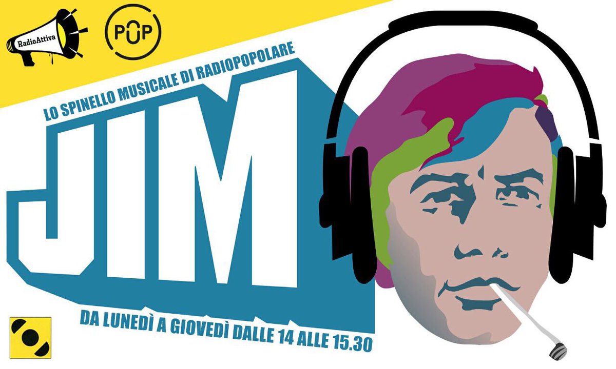 Jim da lunedì su <a href="/radiopopmilano/">Radio Popolare</a> con @realdjralf @GiorgioValletta <a href="/stefanoghittoni/">stefano ghittoni</a> <a href="/marco_rossari/">Marco Rossari</a> and mucho mas