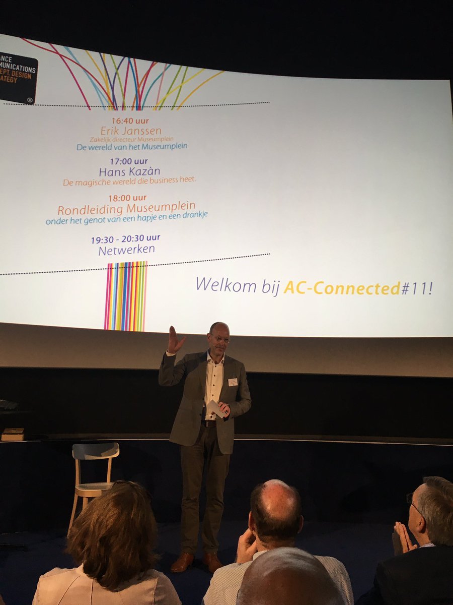 Middag programma #ac-connected #advocom #museumplein