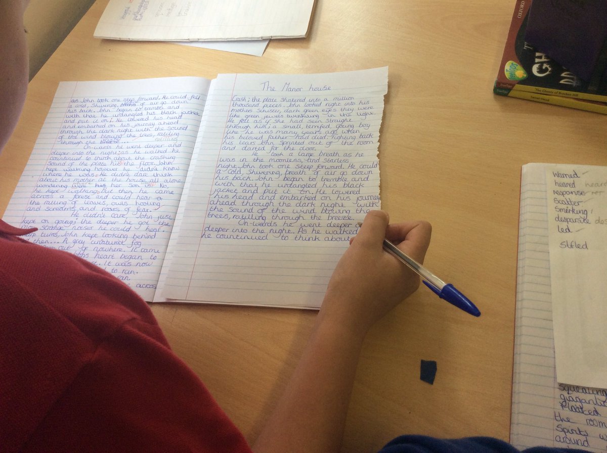 ClassRWvic's tweet photo. Creating our stories following our transition lesson with Abersychan English department! #comma splicing https://t.co/WyIvqvUcpX