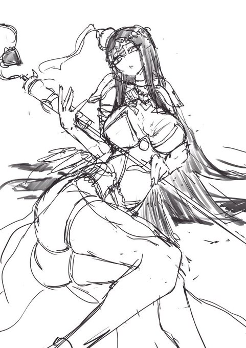 不夜城のキャスターラフ 