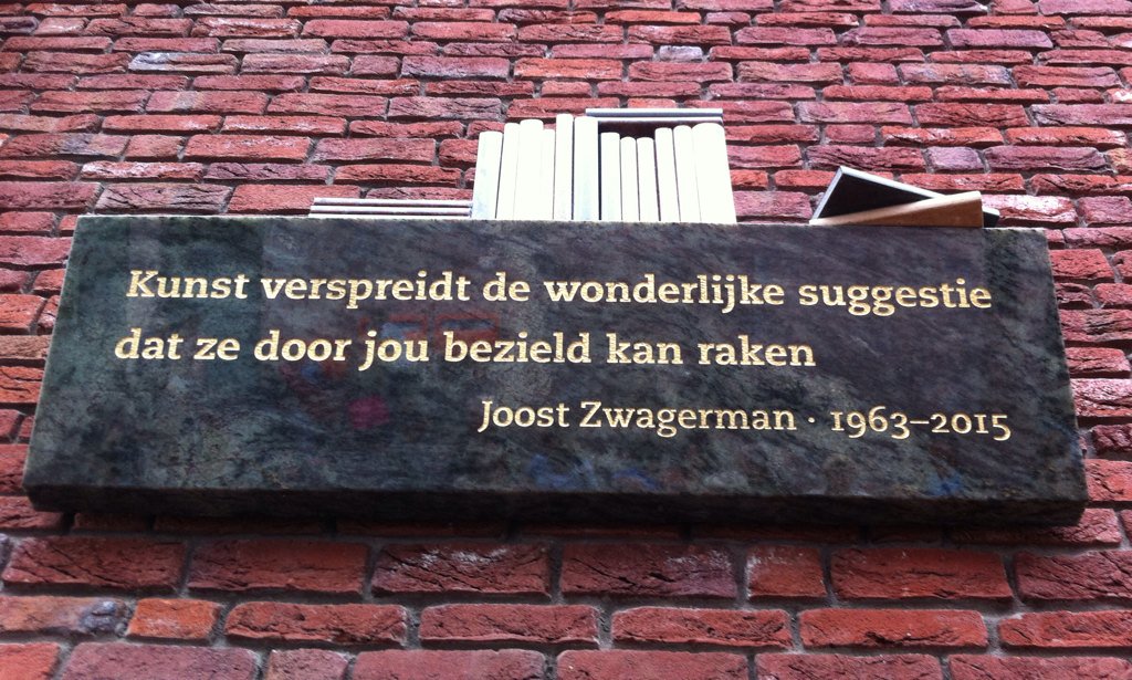 Gedenkteken Joost #Zwagerman