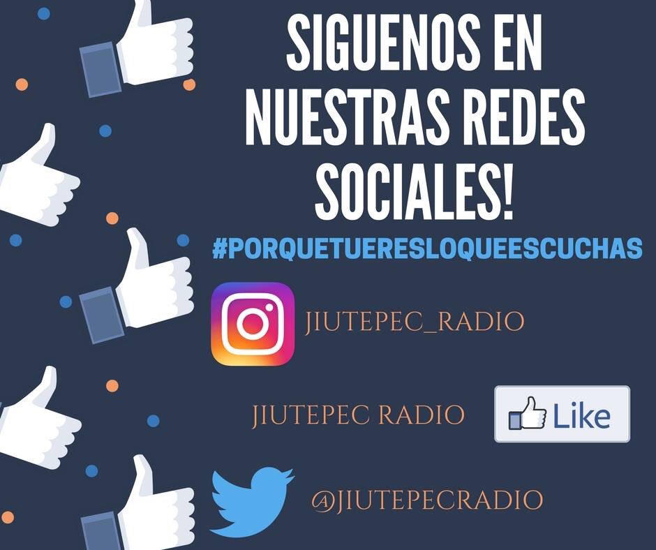 JiutepecRadio's tweet photo. #porquetueresloqueescuchas #jiutepecradio https://t.co/nCMxo3sffO