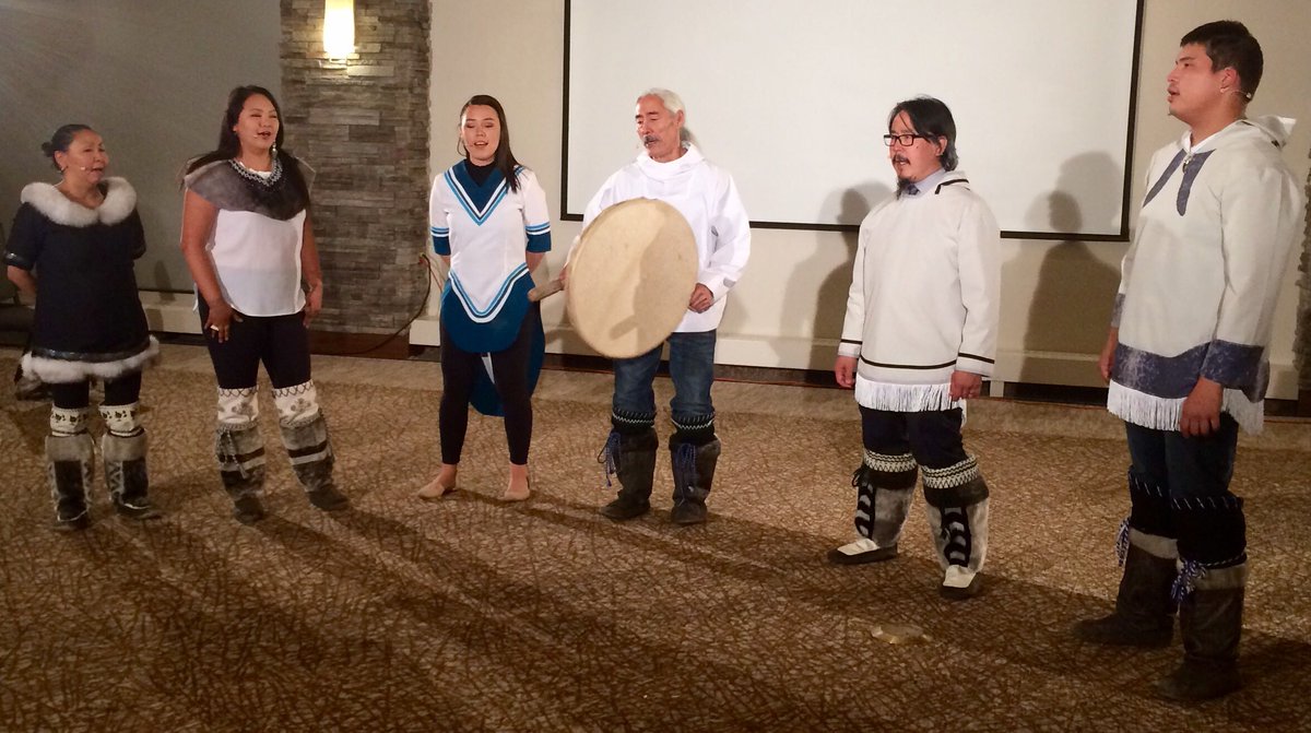 HunterTootoo's tweet photo. Great time celebrating #Nunavut talent in #Iqaluit last night at #MovieNightsCA! @Telefilm_Canada https://t.co/0W9HMeqdBB