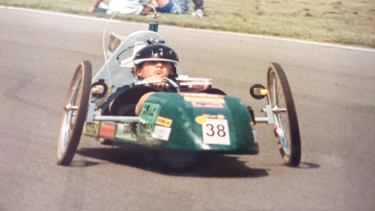 Throwback Thursday to Team Greens first ever eco marathon car. Tech inspection was a lot easier back then!!