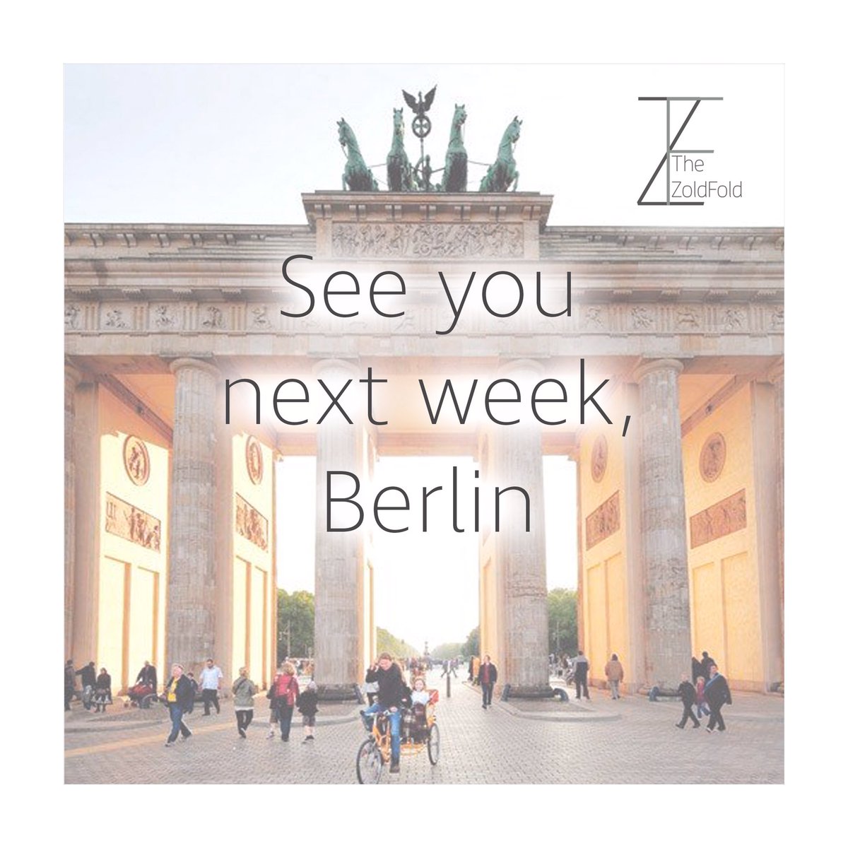 TheZoldFold's tweet photo. Berlin - We're coming for you! #ethicalhour #berlinfashionweek #fairfashion https://t.co/1MNQ0ja7lz