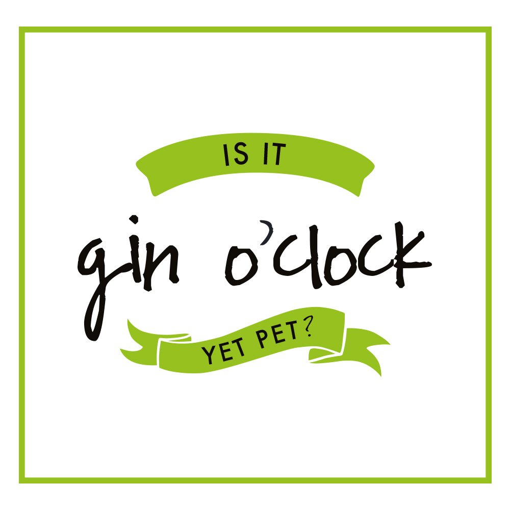 Is it gin o’clock yet pet? One of our popular mugs and coasters! worbrand.com/product-catego…