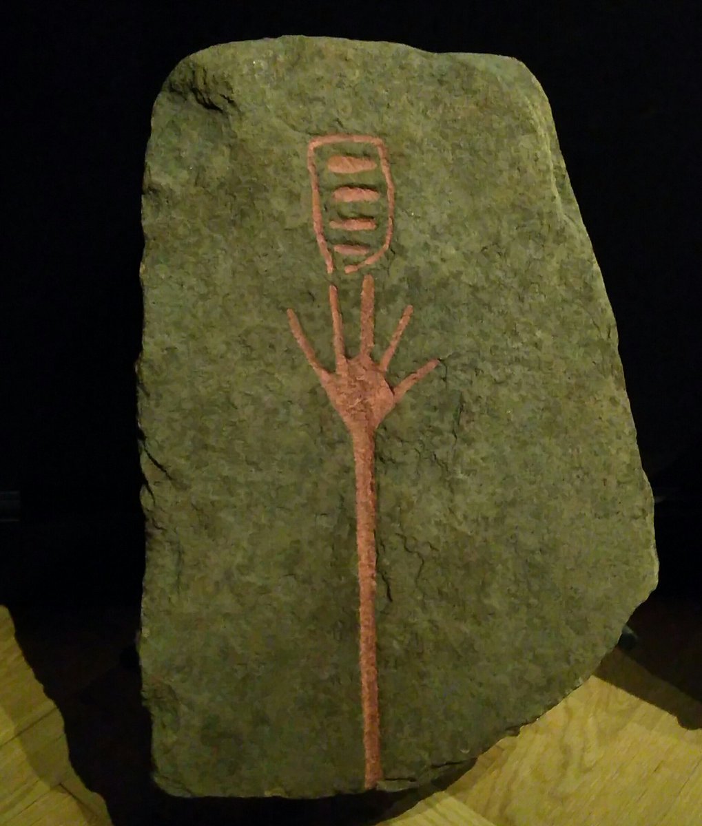 James Wilkes (@wilkesjames) on Twitter photo Painted carving from a stone cist. Painted carving from a stone cist.