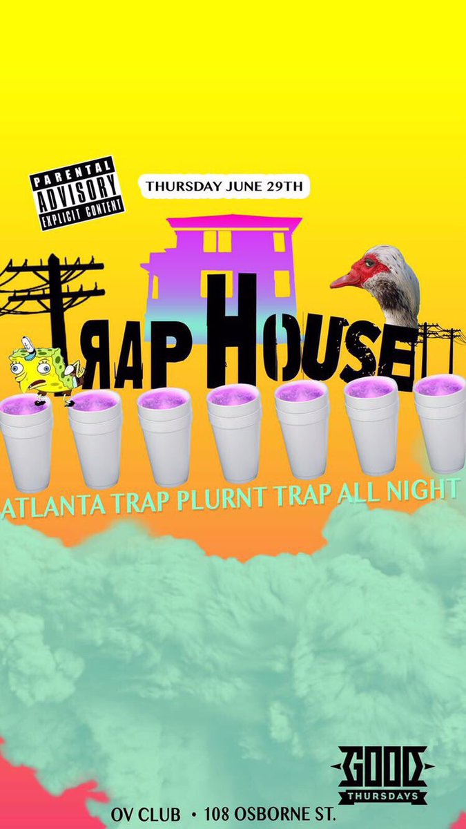 AlokinEnt's tweet image. Check out Trap House at OV tonight! Text 204-891-2263 to book a guest list or birthday! #GOODThursdays