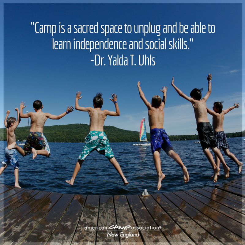 ACANewEngland's tweet photo. Thank you @DrYaldaUhls for the #campquote and @LaurelSouthME for the #photo! https://t.co/74JO5AnDL4
