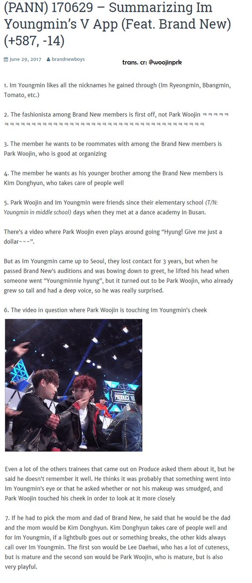 Pann A Summarizing Im Youngmina S V App Netizen Nation Onehallyu