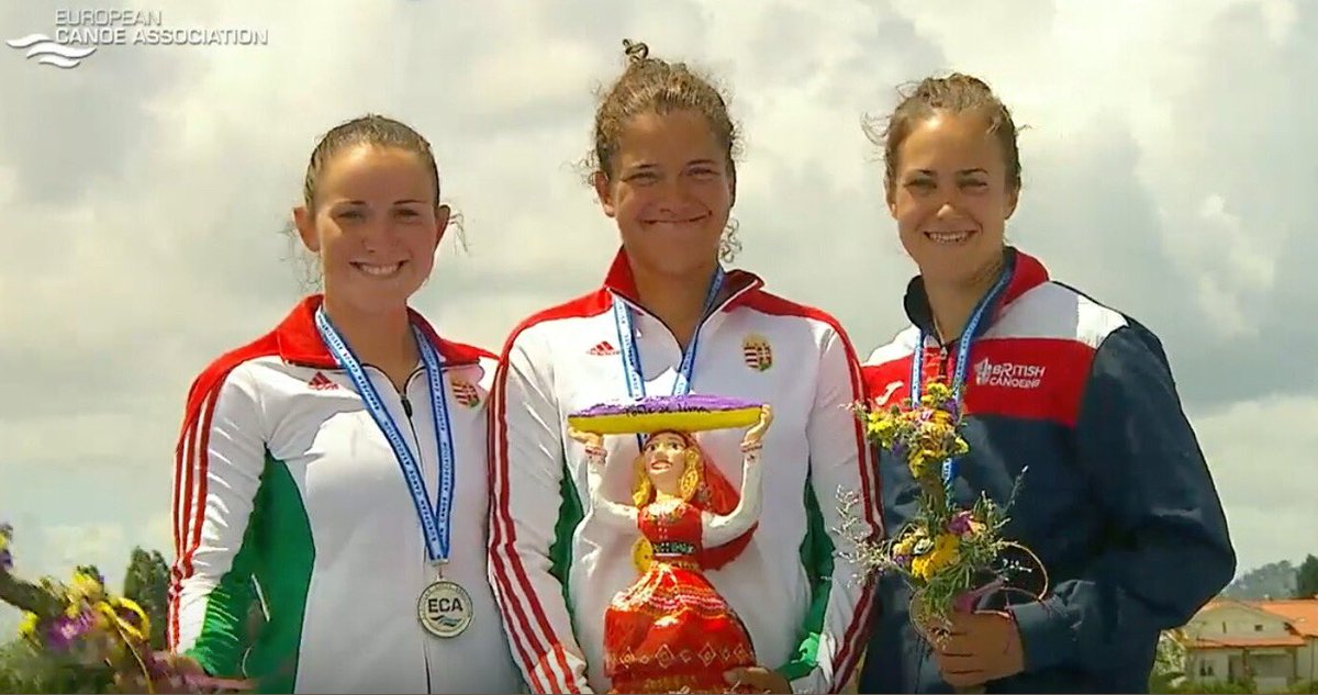 A great day for <a href="/GBCanoeMarathon/">GB Marathon Canoeing</a> in Portugal!
Flo Duffield 4th in JWK1 
Alex Lane bronze medal in U23WK1 
Charlie Smith silver medal in JMK1