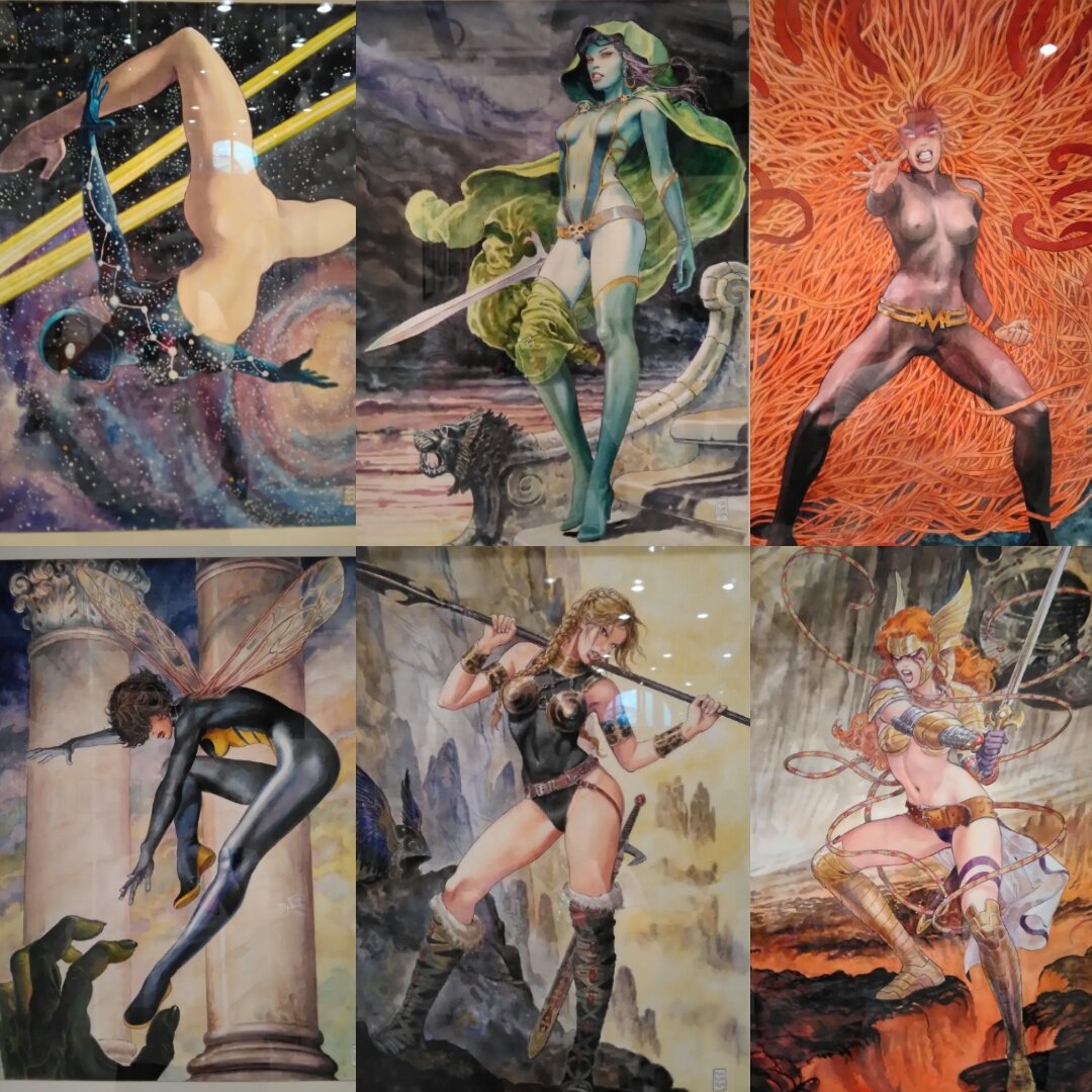 DdsigfridaDelia's tweet photo. Davvero sorprendenti le variant cover per gli albi della Marvel firmate dal grande #MiloManara #MacroManara #ARF3 https://t.co/EUSHHtip3E