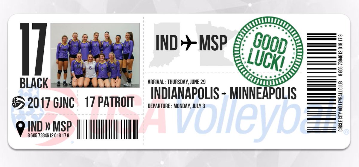 circlecityvbc's tweet photo. Best of luck to 17 Black tomorrow in Minneapolis for #GJNC! #GoCCGo #PurpleIsTheNewGold https://t.co/zoxvgbYH0I