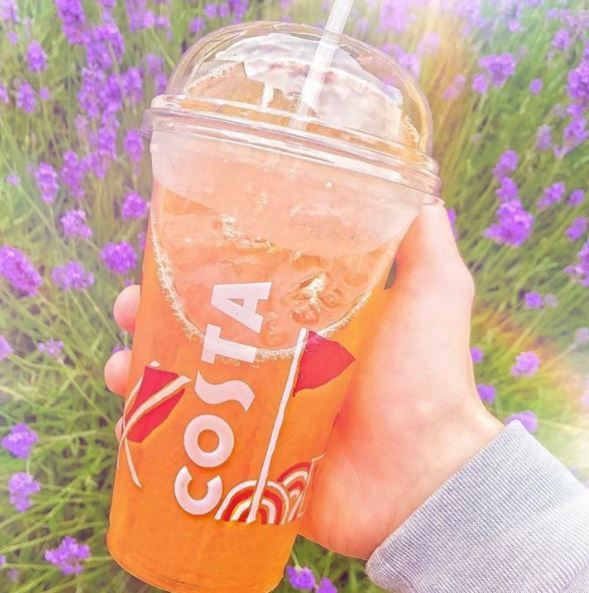 Iced Peach Tea at <a href="/CostaCoffee/">Costa Coffee</a> 🍑