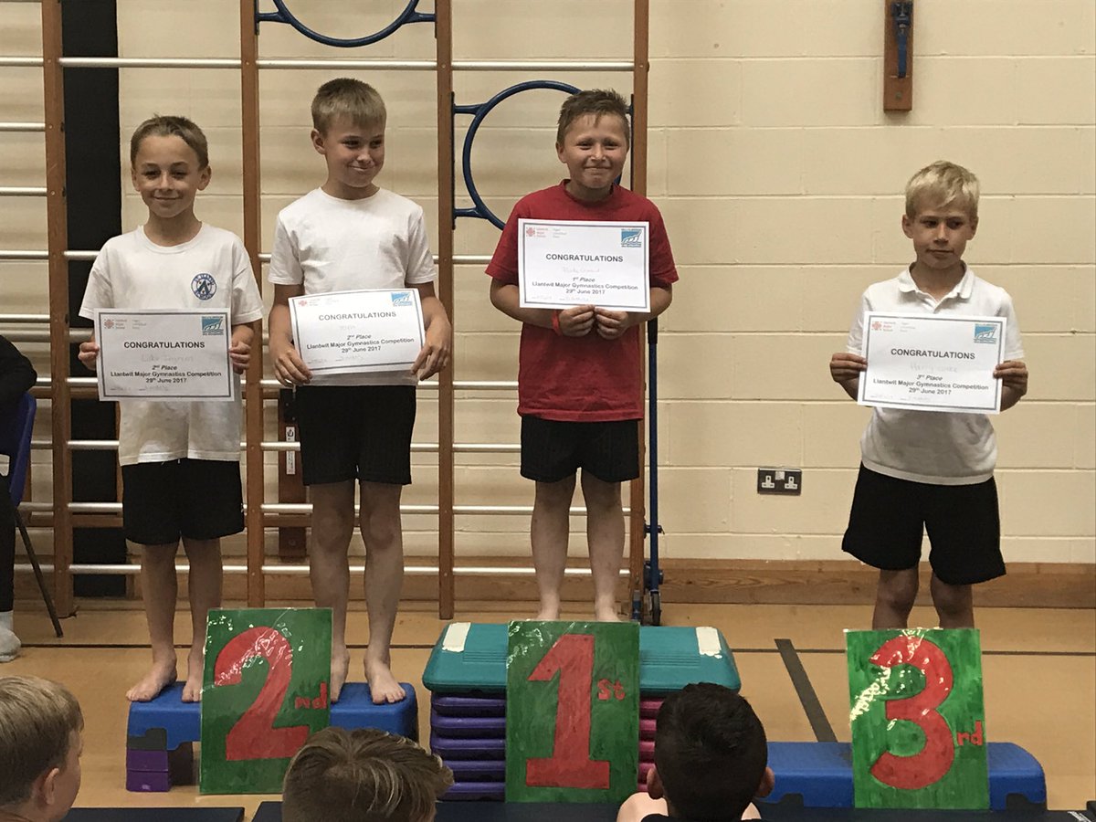 Girls and boys winners from @stilltydps @ysgolyddraig & @StAthanPrimary #llantwitsports #primarygymnastics @WelshGymnastics @ValeSportsNews