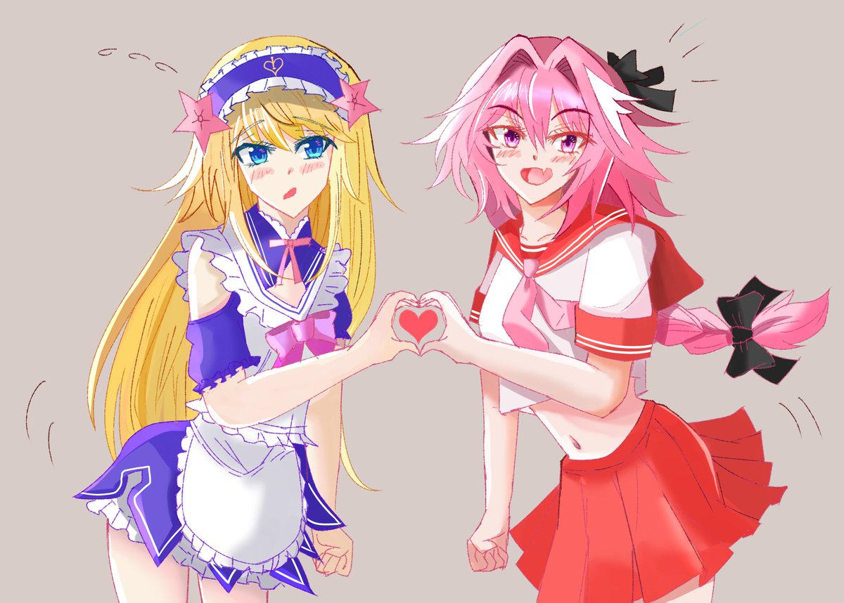 Fgo アストルフォ デオン 可愛い 鼻血 Fatego Fgo しゅーしきのイラスト