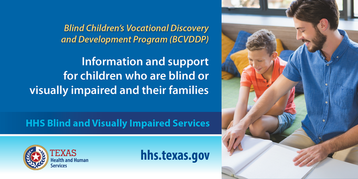 TexasHHSC's tweet photo. Our BCVDDP deafblind specialists help families find information and support for children who are #deafblind. More: https://t.co/9CHdVUjyMj https://t.co/bA2q5VRAS4