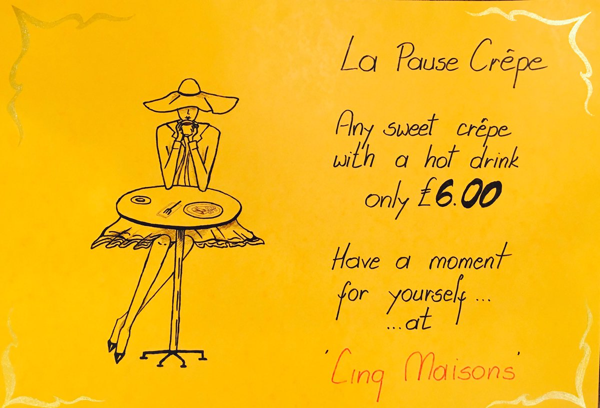 Pop in to our cosy and warm #crêperie for a #LaPauseCrepe. Find us in #Richmond 12 Brewers lane. Bon appétit!