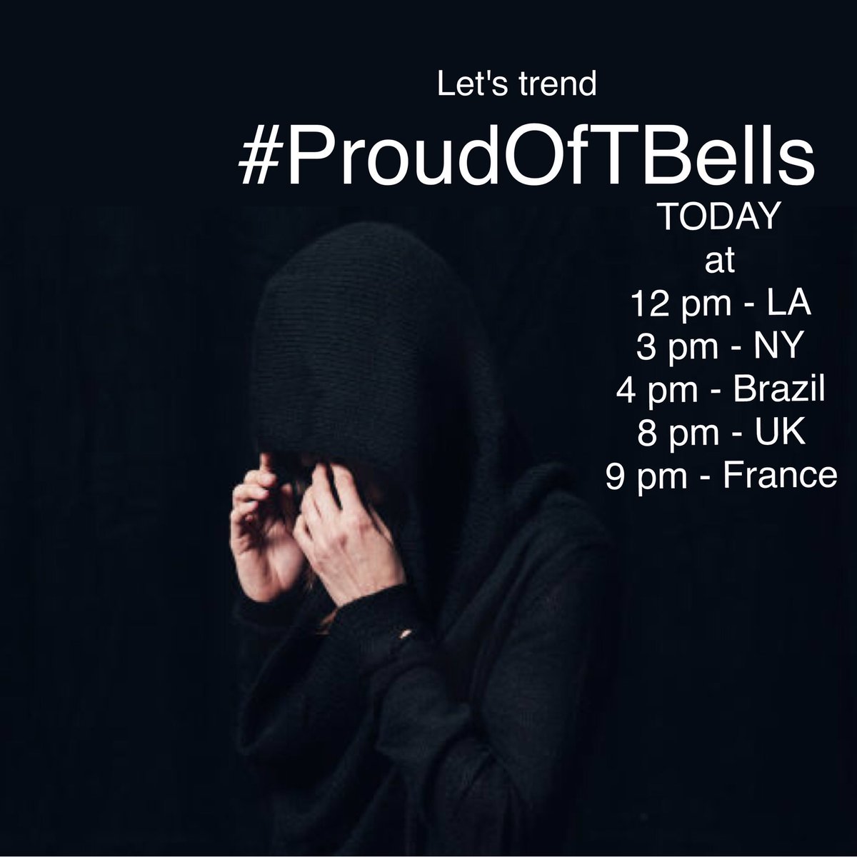 I'm sure you all know what's going on, so why don't we try to show some support for Troian by getting #ProudOfTBells to trend today?