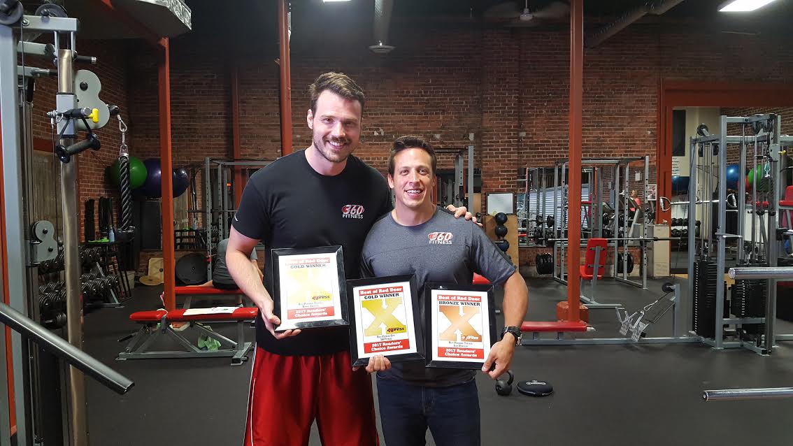 360FitnessRD's tweet photo. Double Gold! Thank you, #RedDeer! What an amazing &amp; humbling honor to be named Best Gym in RD along with Roman being named best Trainer. THX https://t.co/yMjuUKh1AX
