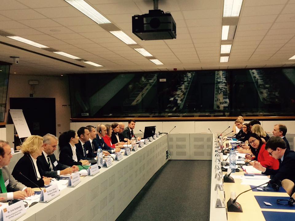 Taking stock of🇪🇺🇲🇰at 14th Stabilisation &amp;Association Committee meeting.Crucial:Implementation of Pržino Agreement &amp;Urgent Reform Priorities