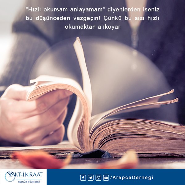 ArapcaDernegi's tweet photo. "Hızlı okursam anlayamam" diyenlerden iseniz bu düşünceden vazgeçin! Çünkü bu sizi hızlı okumaktan alıkoyar 🤓🙇 https://t.co/udW5MuHIuC