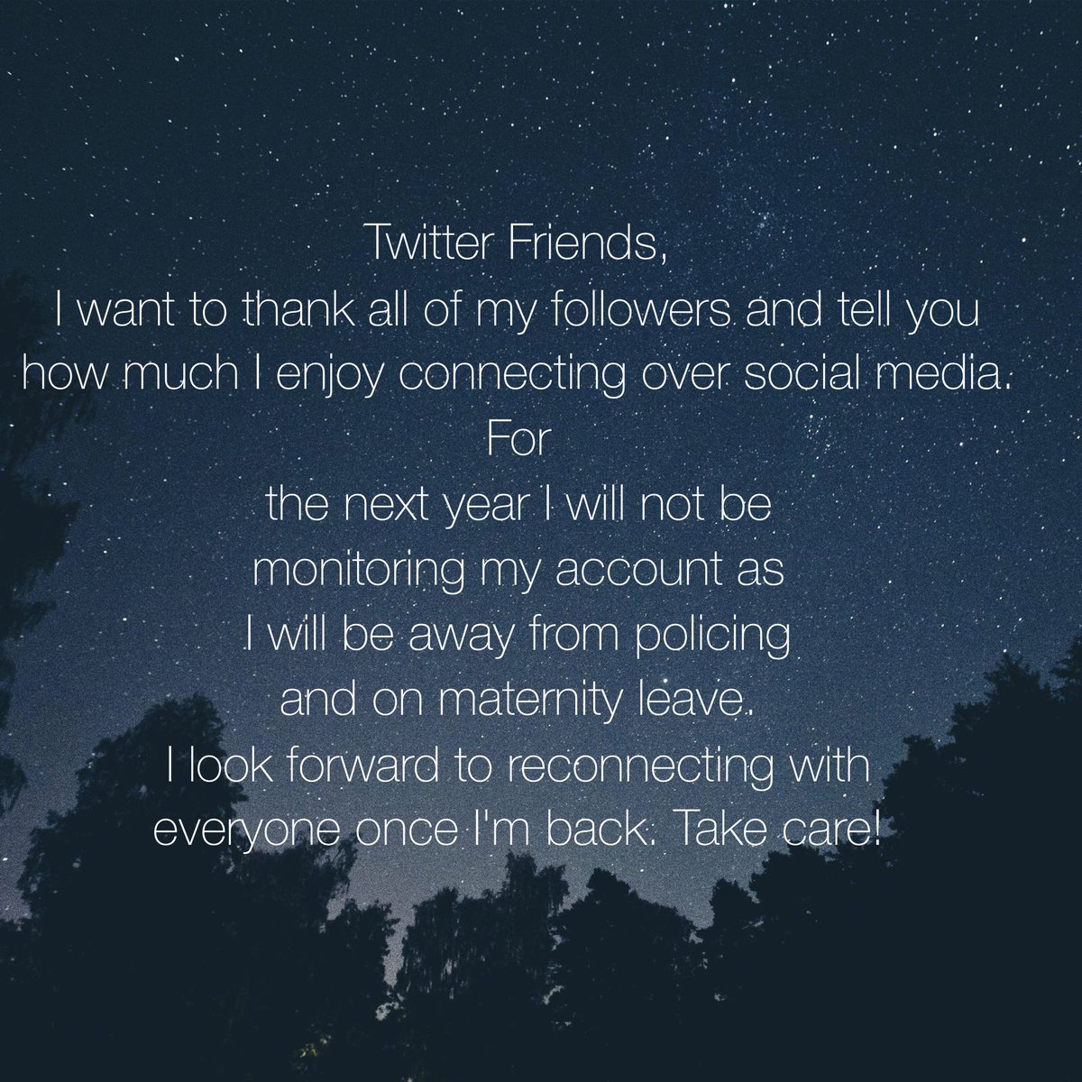 Thank You for all the follows and engaging with me over social media!  #coptomomlife #badgefordiaperduty #redstripesforonsies