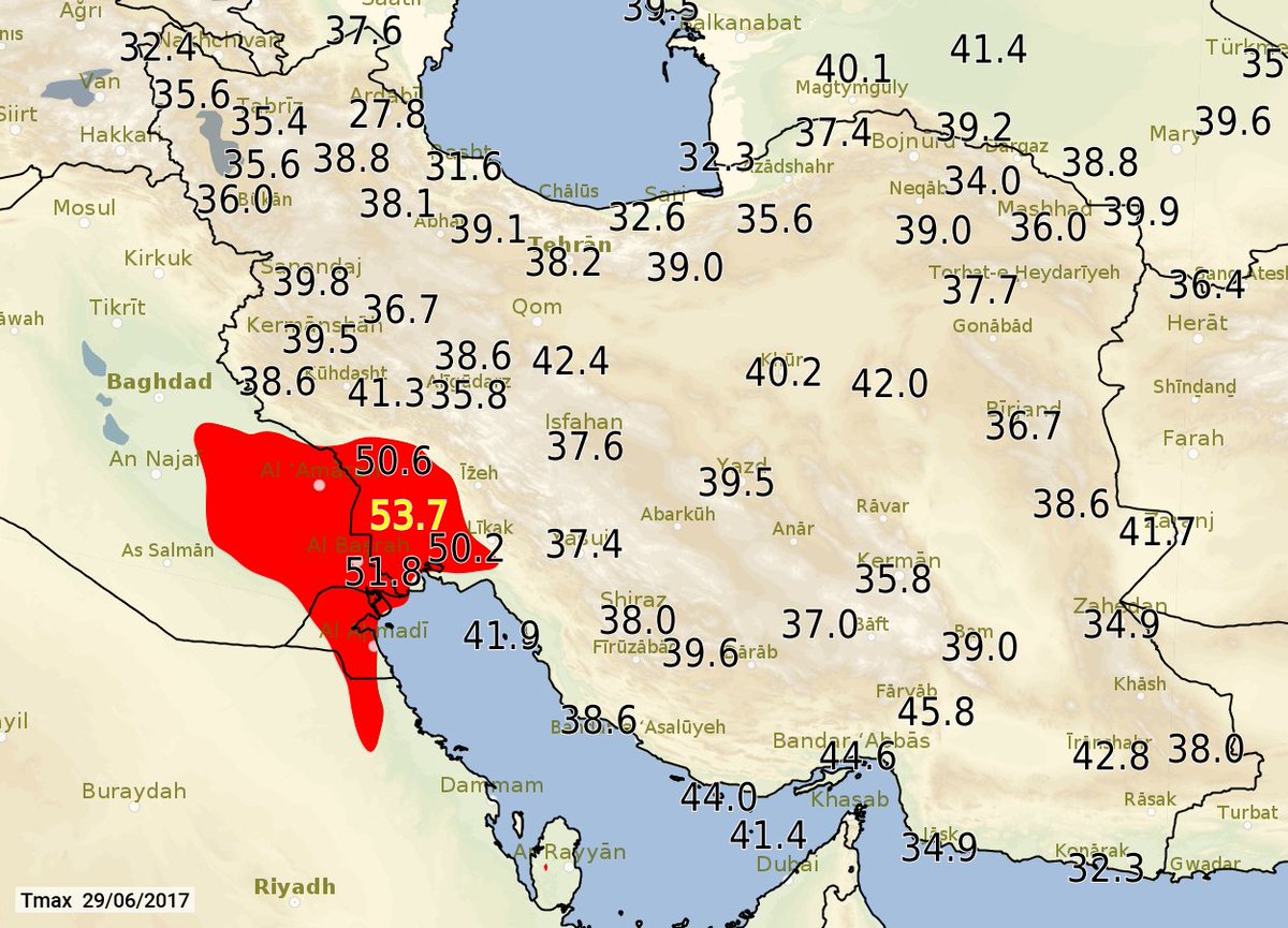 54 grados en Irán, ¿la temperatura más alta jamás registrada - Archivo 29/09/2020 - Noticias Viajeras: de Actualidad, Curiosas...