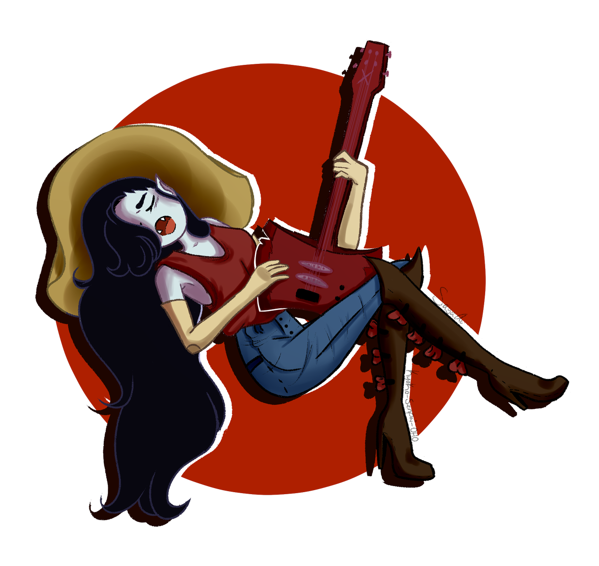 Strawberry_IsMe's tweet photo. Marceline fanart by me
#marceline #fanart #adventuretime https://t.co/bhV0SgZEvT