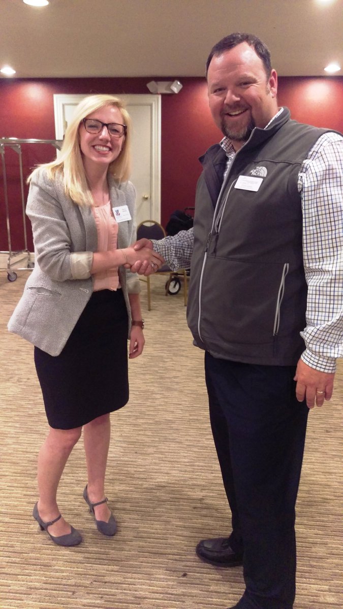 TC_Title's tweet photo. We are celebrating #NationalHandshakeDay with our own Chris Lester and Former Exec. Director at @LaceyChamber, Sierra Roundy! #TCTitle https://t.co/tIUhJPP3In