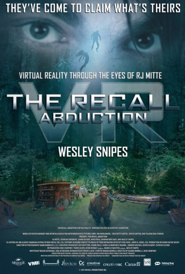 gmw3_'s tweet image. The Recall VR Abduction (starring Wesley Snipes) comes to Samsung #GearVR and #OculusRift: bit.ly/2tqsh9u
