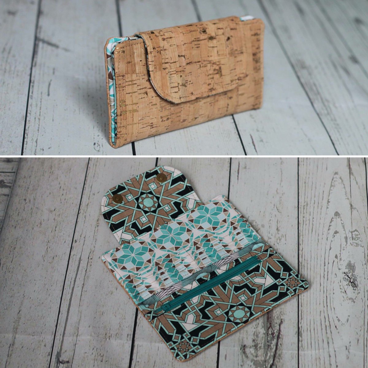 tlbfs's tweet photo. My first ever #SlimlineWallet in natural #cork with gold and #JoelDewberry #BirchFarm all available to buy on the website #corkleather https://t.co/HlSe0gnQSQ