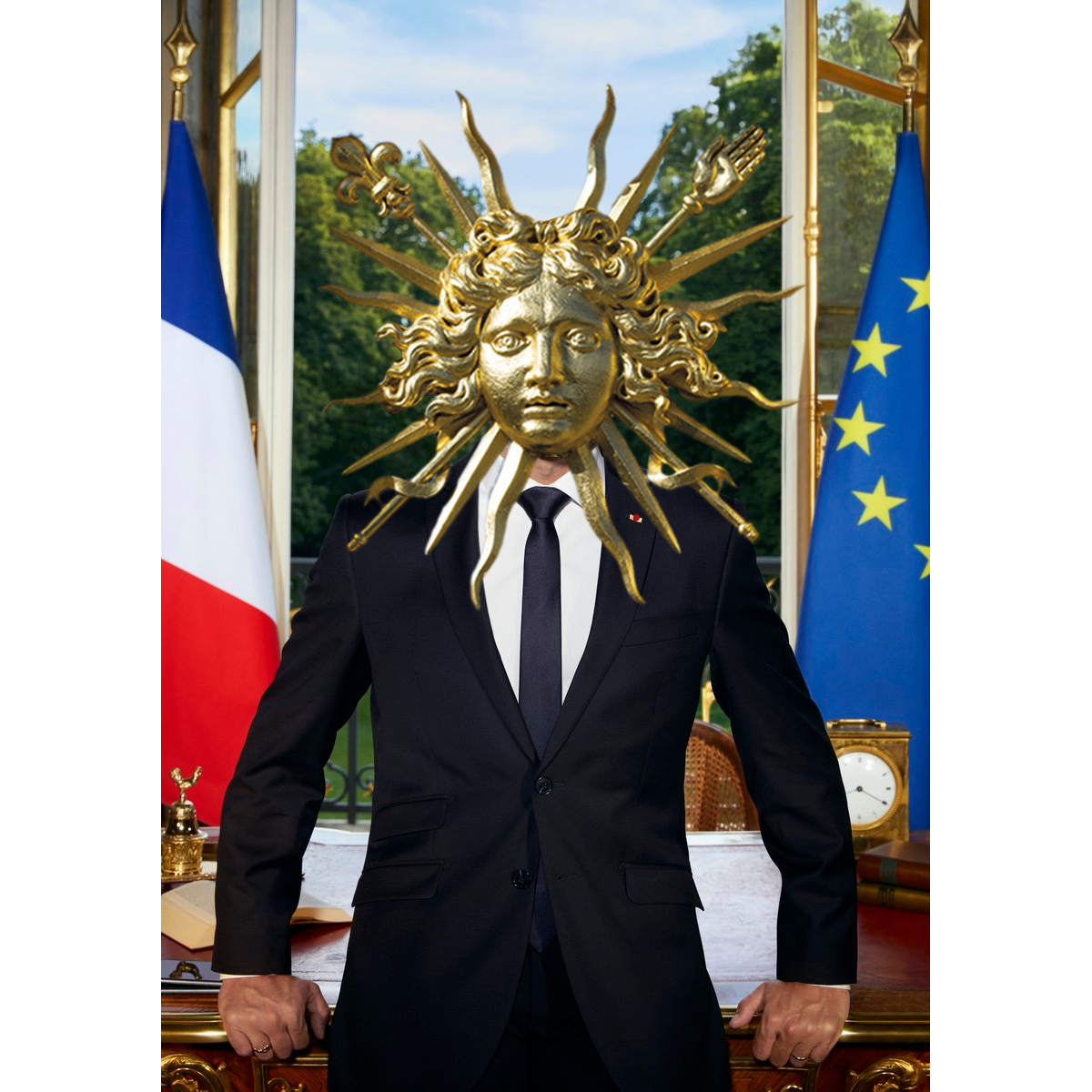 Bas les masques ! #PortraitOfficiel #CongresVersailles