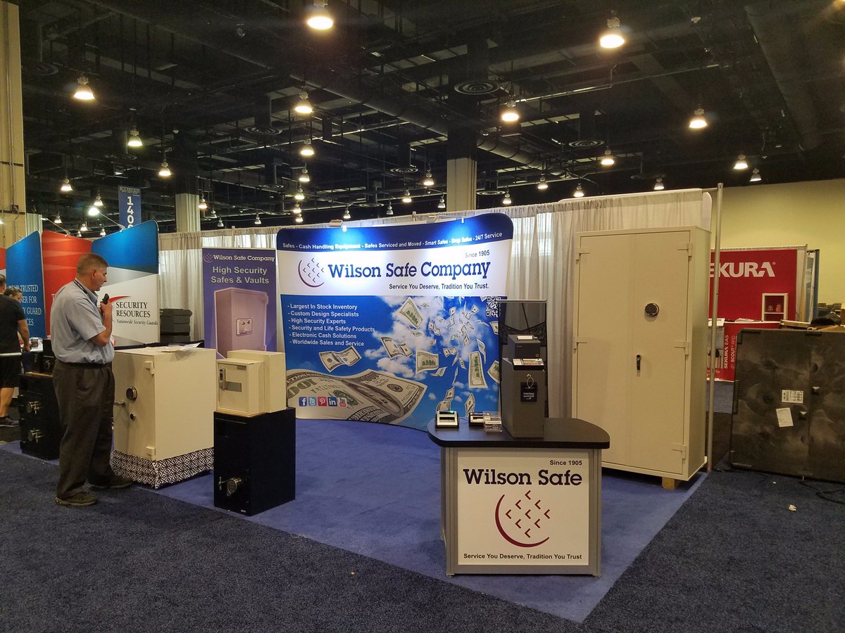 WilsonSafeCo's tweet photo. Wilson Safe Company at NRF Protect 2017! https://t.co/w95dxWRkmv