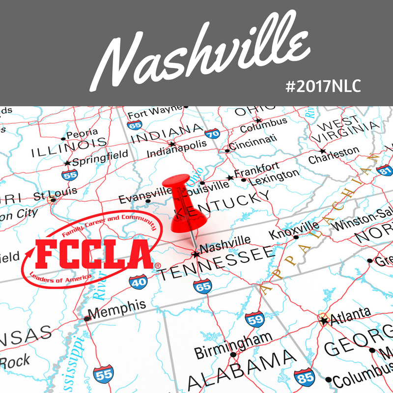 TexasFCCLA's tweet photo. Good luck to Texas delegates &amp; safe travels to Nashville for #2017NLC!  Sign up for Texas updates on Remind by texting "@txNLC17" to 81010. https://t.co/83ZKjti9Uo