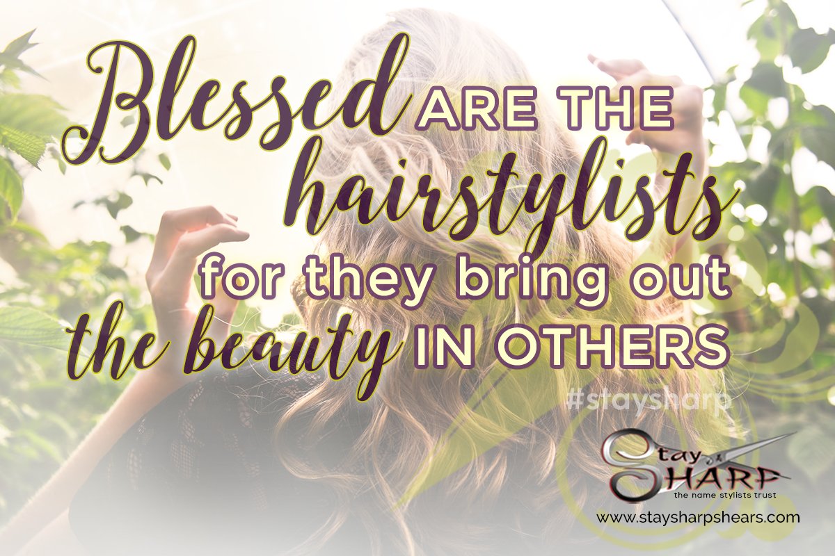 StaySharpShears's tweet image. You make the world a more beautiful place! ✂💎
#blessed #staysharp #hairstylists #hair #thursdaythoughts
ow.ly/tylU30d8qGB