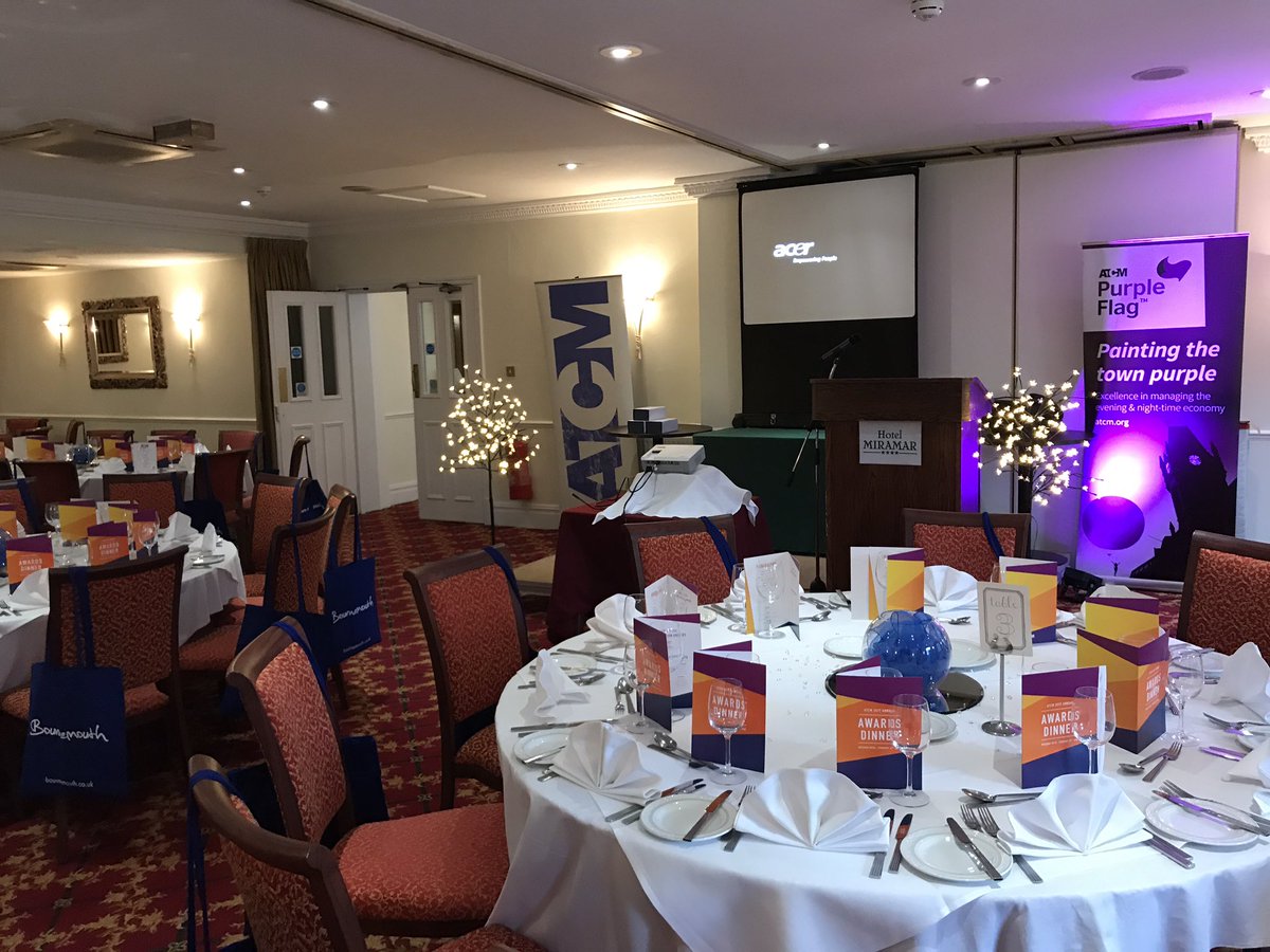 The calm before the storm <a href="/ATCMUK/">ATCM</a> Summer School. Good luck @keeplocalwarks for the awards. Great hospitality by <a href="/CoastalBID/">Coastal BID</a> #lovewestbourne