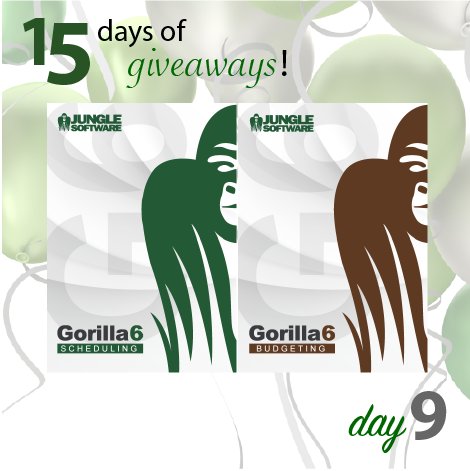 junglesoftware's tweet image. Day 9 of 15!! R/T this 2day 4chance 2win the Gorilla Combo!! ($429 value!) +SAVE 15% on all bit.ly/1bohgFl #filmmaking #filmschool