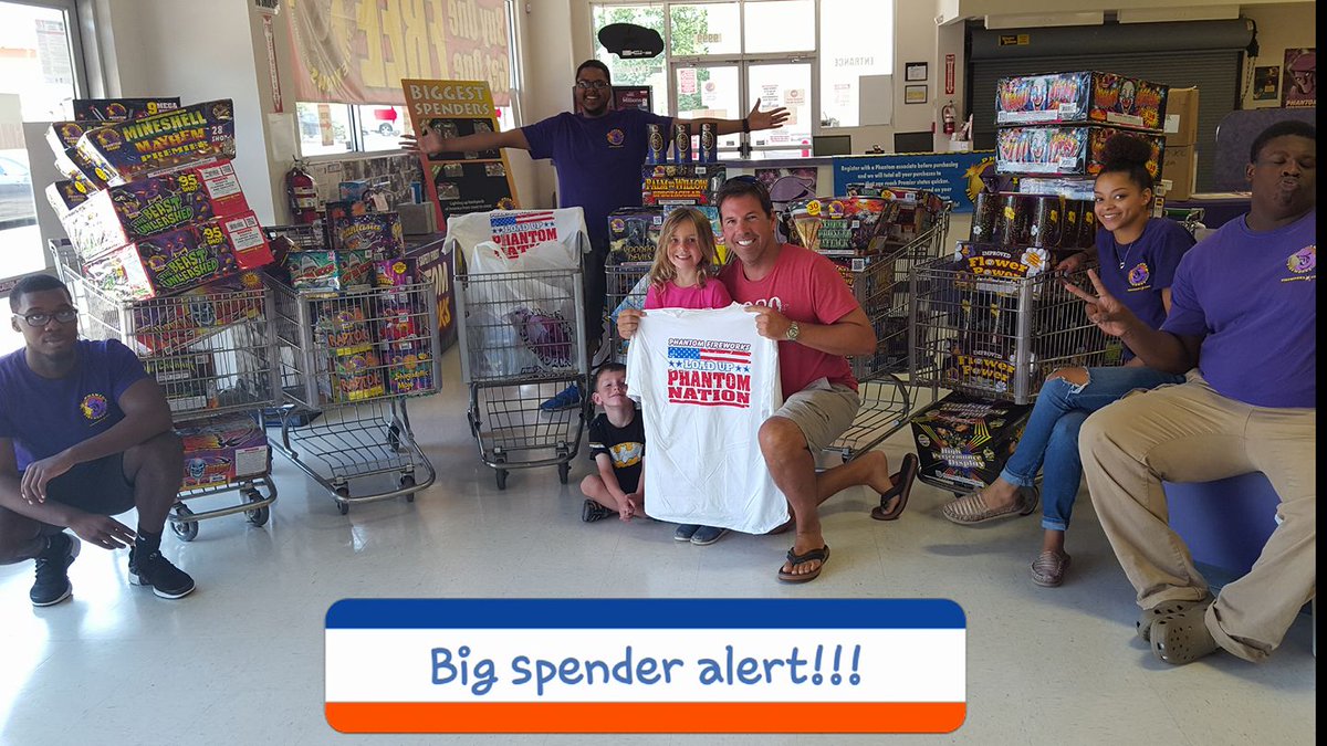 Fireworks's tweet image. #BigSpender alert!!! #PhantomorNowhere