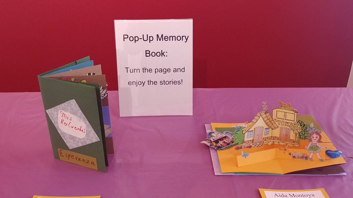 DIT_Lab's tweet image. #PopUpBooks and #Shadow puppetry! What can be better than this? #MemoryProject presentations ready to go! #puppetry #DoubleImageTheaterLab