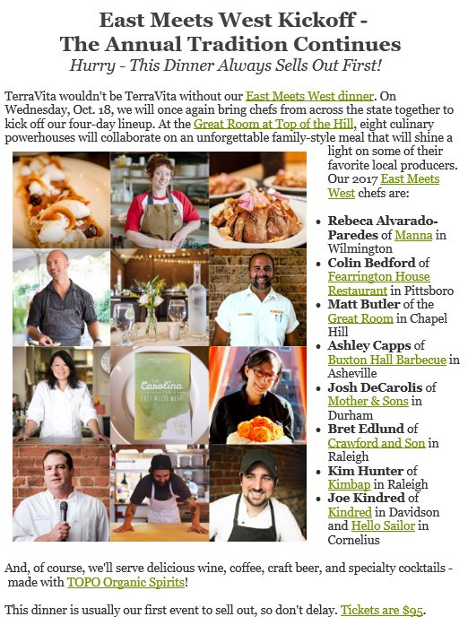 Carolyn Burns Bass, author of truths and fictions (@carolyburnsbass) on Twitter photo This is the place to be for good eats on October 18. Get your tickets now. #terravitafest <a href="/TerraVitaFest/">Colleen at TerraVita</a> This is the place to be for good eats on October 18. Get your tickets now. #terravitafest <a href="/TerraVitaFest/">Colleen at TerraVita</a>