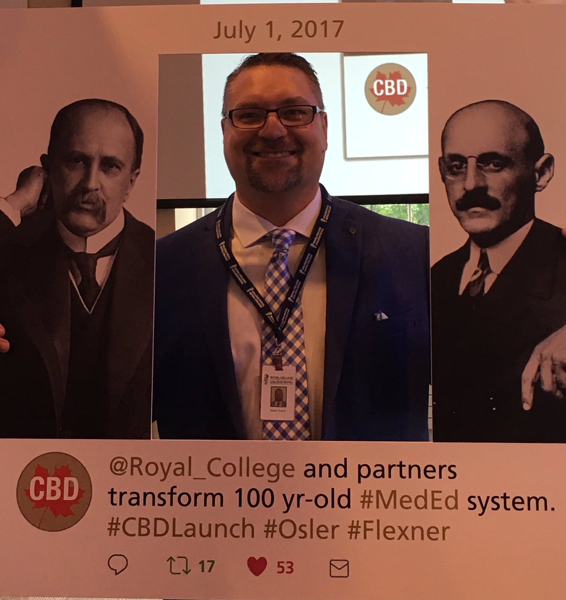 BonnieSeidman's tweet photo. Memorable day- Transform 100 year old medical education system. #MedEd System #CBDLaunch #Osler #Flexner https://t.co/yN9tDqYfeM