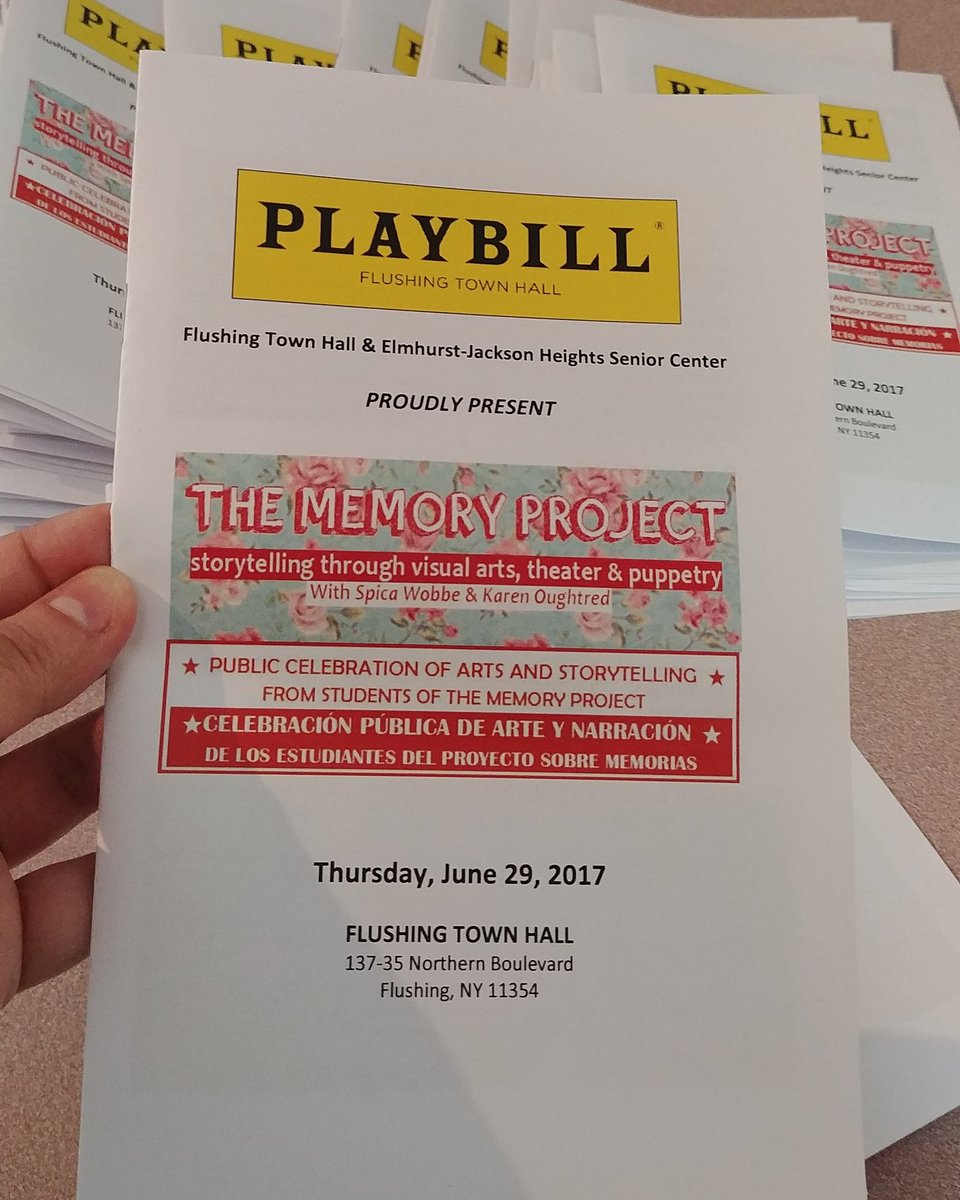 DIT_Lab's tweet image. Check out #MEMORYPROJECT&apos;s awesome #playbill! #DoubleImageTheaterLab