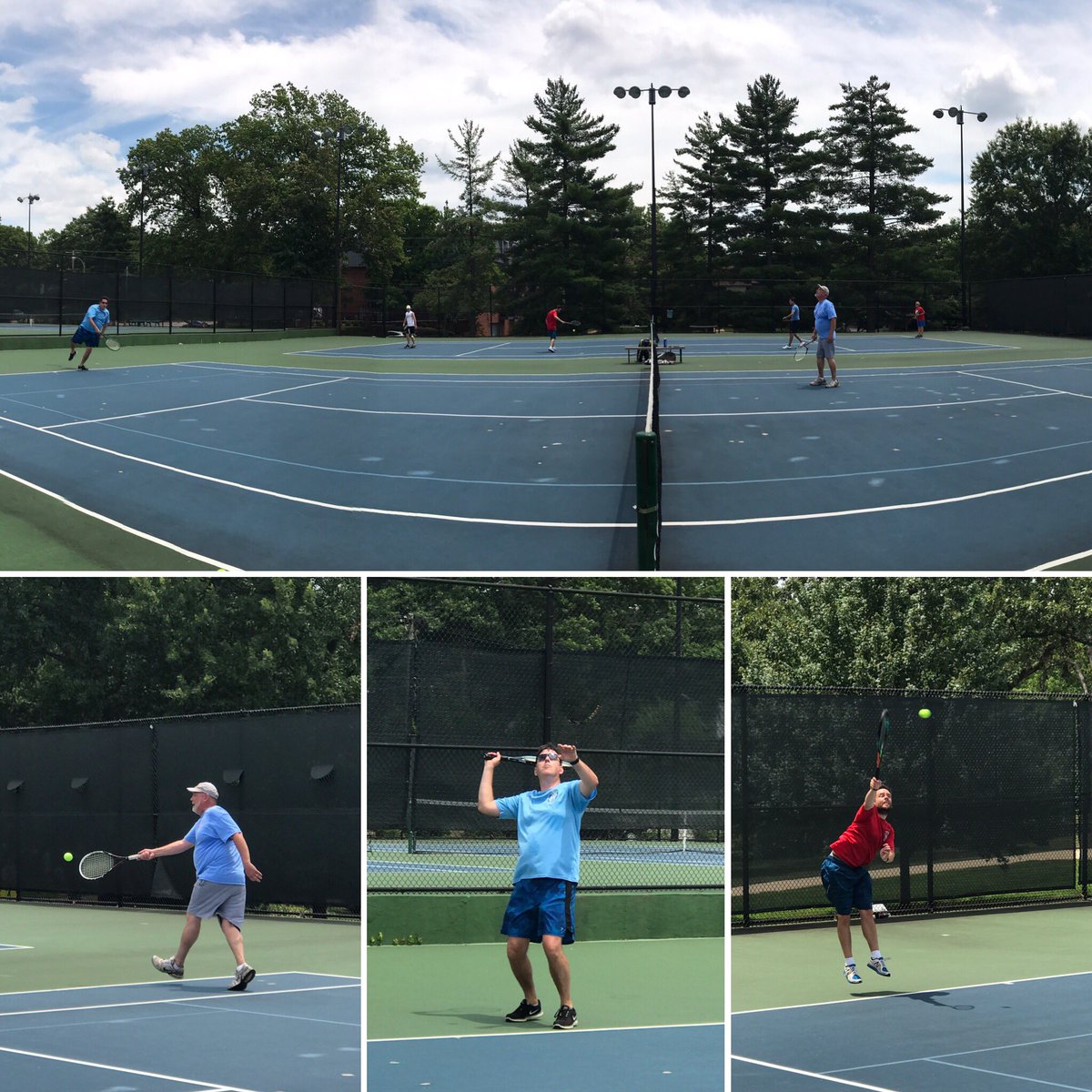 Dirxion's tweet photo. And today we're burning off this BBQ calories! #WorkplaceWellnes #DirxionFun #Tennis https://t.co/HTPOf1nLbj