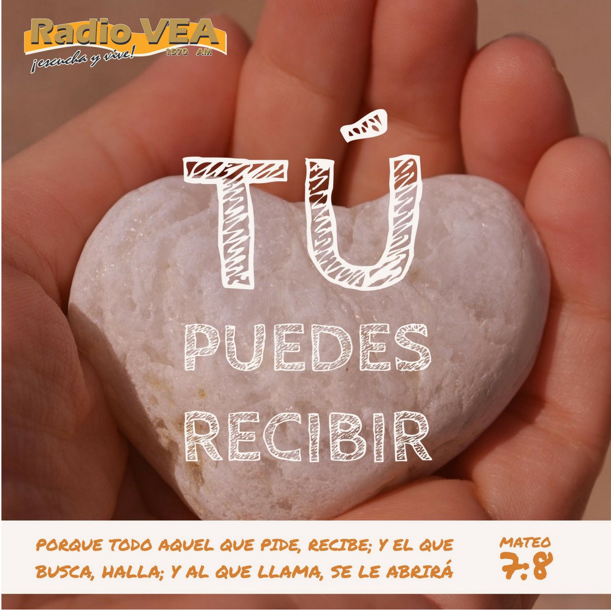 RadioVEA's tweet image. #Mateo7:8 #RadioVEA