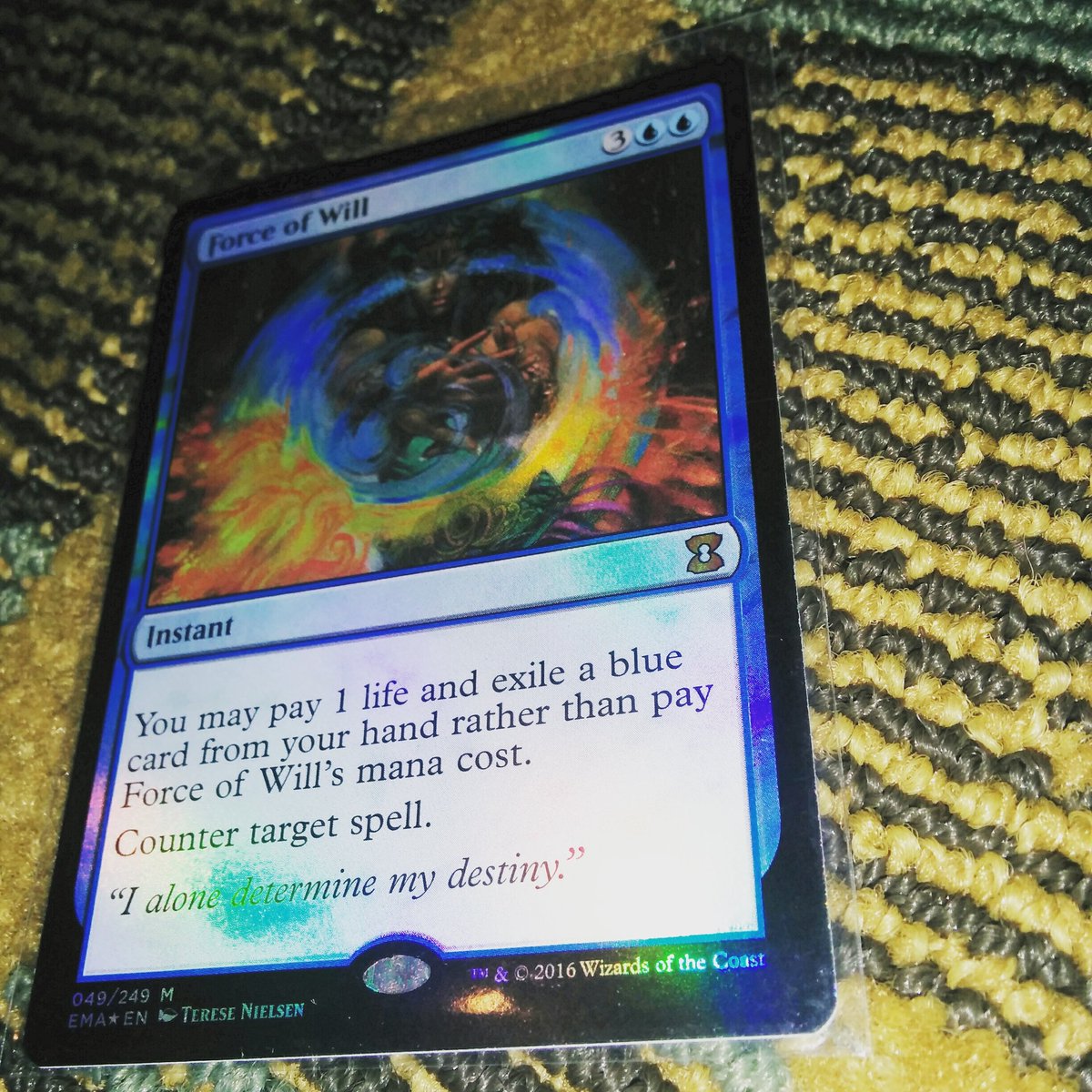 IgmazingOne's tweet photo. Wahhhhhhhh!
#forceofwill #mtgfoil #eternalmasters https://t.co/rD6KT9hCKS