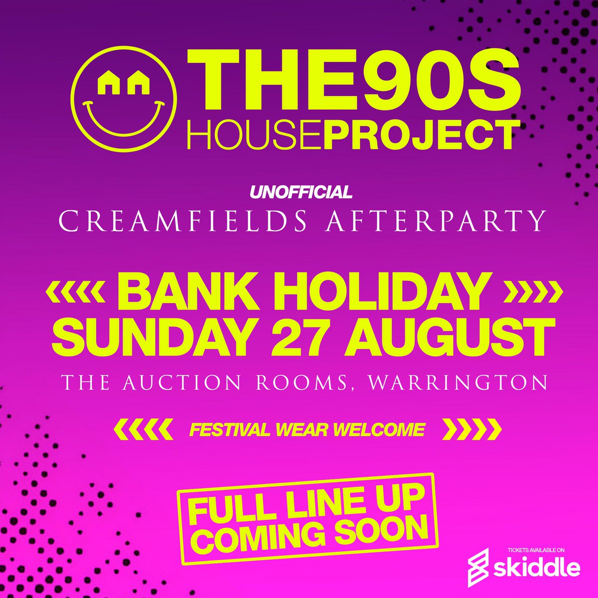 90sHouseProject's tweet image. Tickets on Skiddle from just £7 &amp;gt;&amp;gt;&amp;gt; skiddle.com/e/13006331 #housemusic #creamfields #warrington #90s